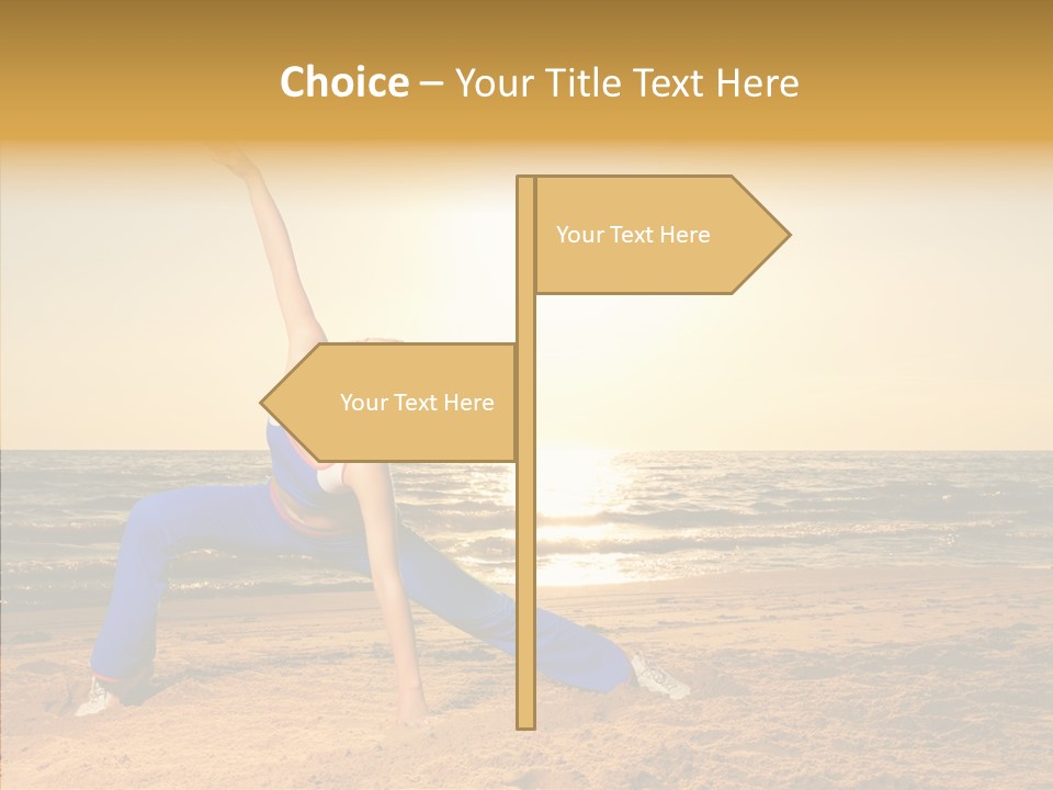 Sunset Energy Carefree PowerPoint Template