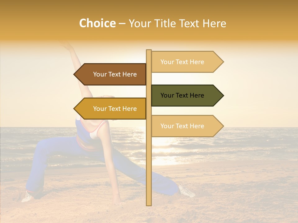 Sunset Energy Carefree PowerPoint Template