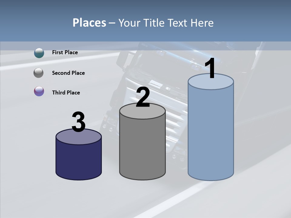 Semi Trucking Driving PowerPoint Template