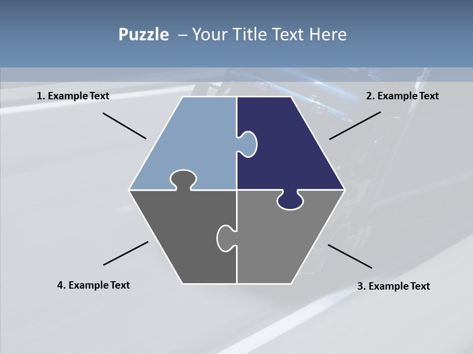 Semi Trucking Driving PowerPoint Template