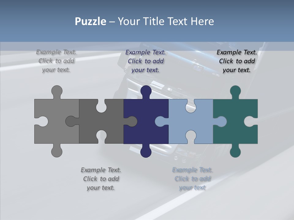 Semi Trucking Driving PowerPoint Template