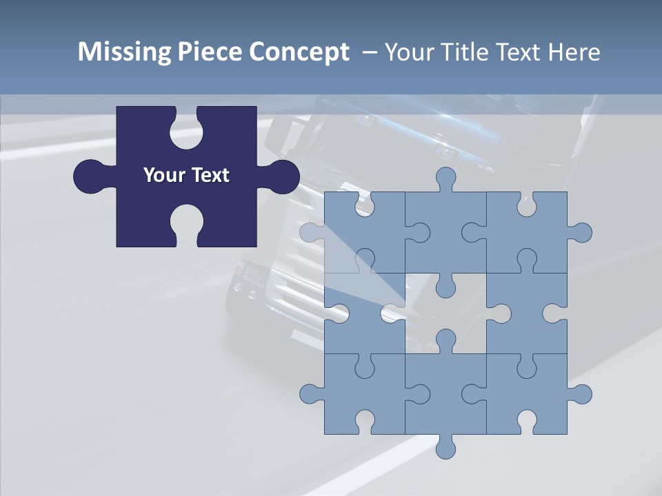 Semi Trucking Driving PowerPoint Template