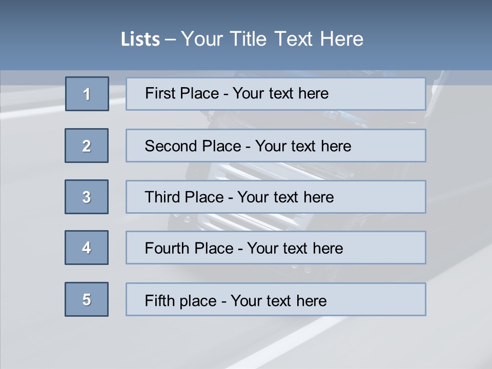 Semi Trucking Driving PowerPoint Template