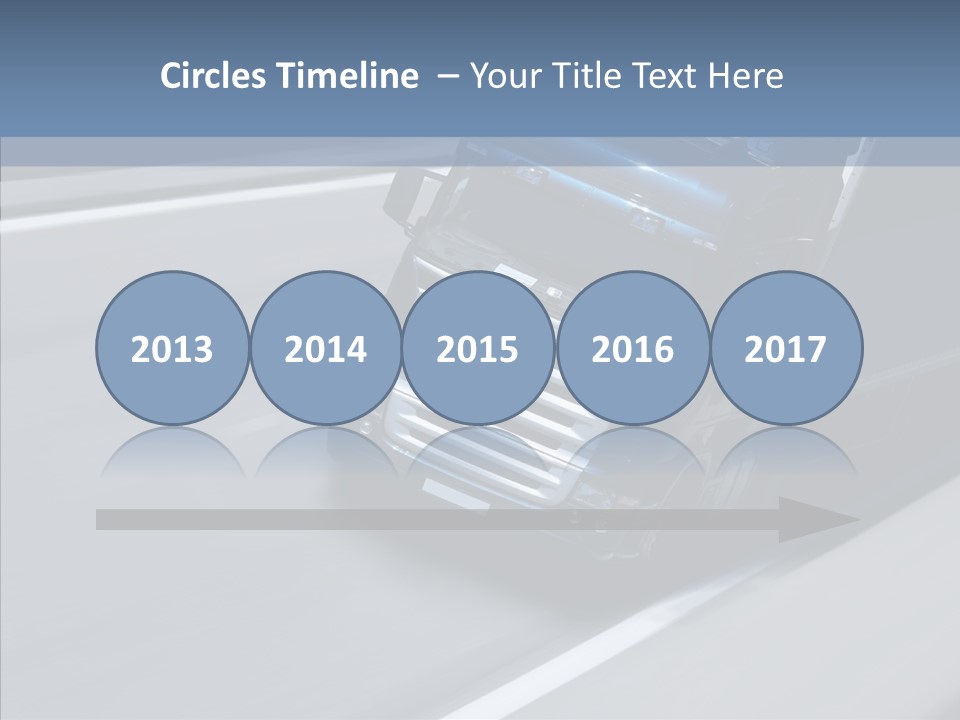 Semi Trucking Driving PowerPoint Template