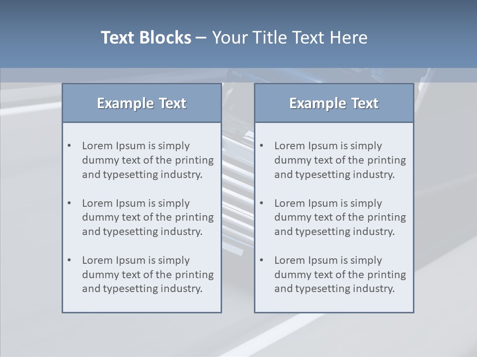 Semi Trucking Driving PowerPoint Template