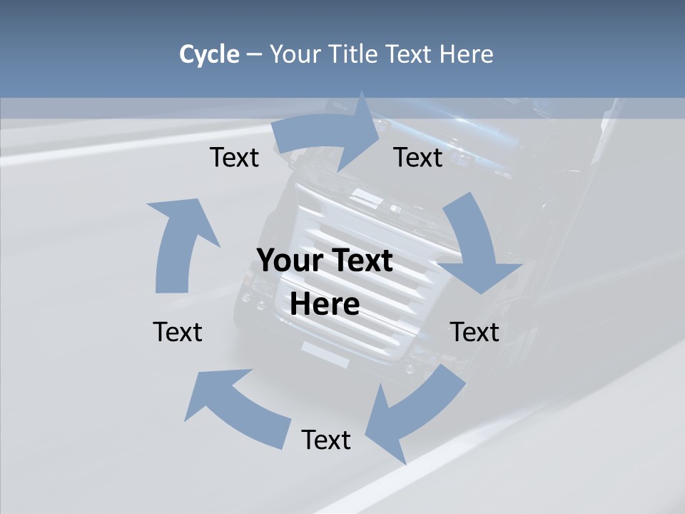 Semi Trucking Driving PowerPoint Template