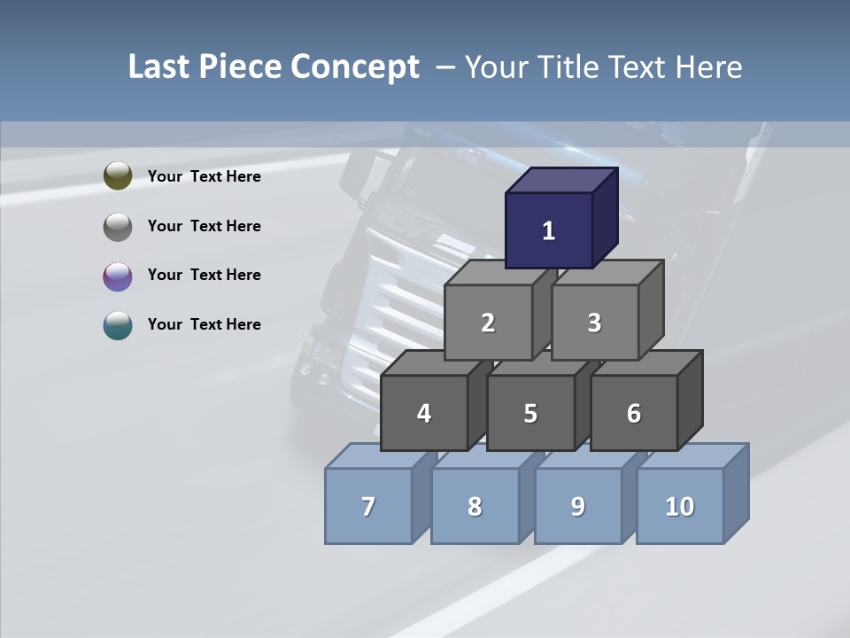 Semi Trucking Driving PowerPoint Template