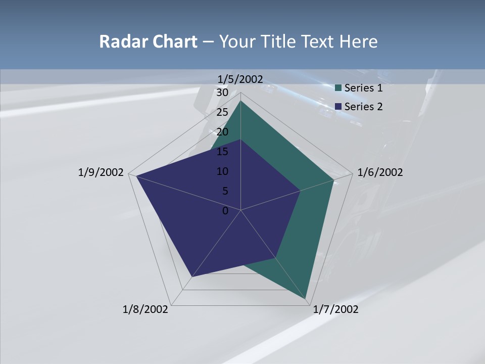 Semi Trucking Driving PowerPoint Template