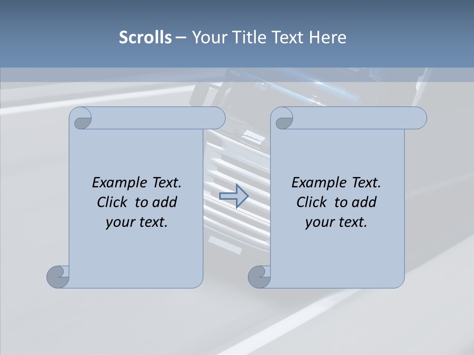Semi Trucking Driving PowerPoint Template