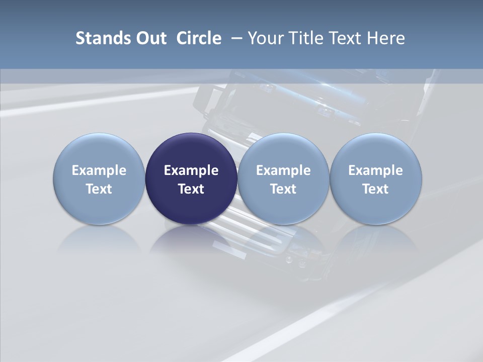 Semi Trucking Driving PowerPoint Template