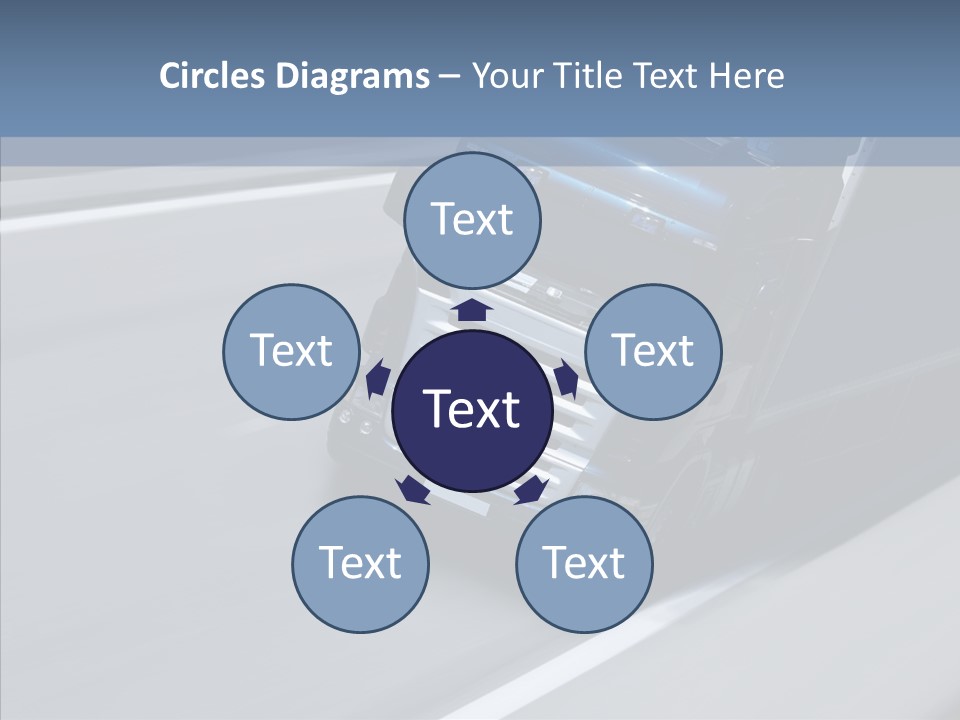 Semi Trucking Driving PowerPoint Template