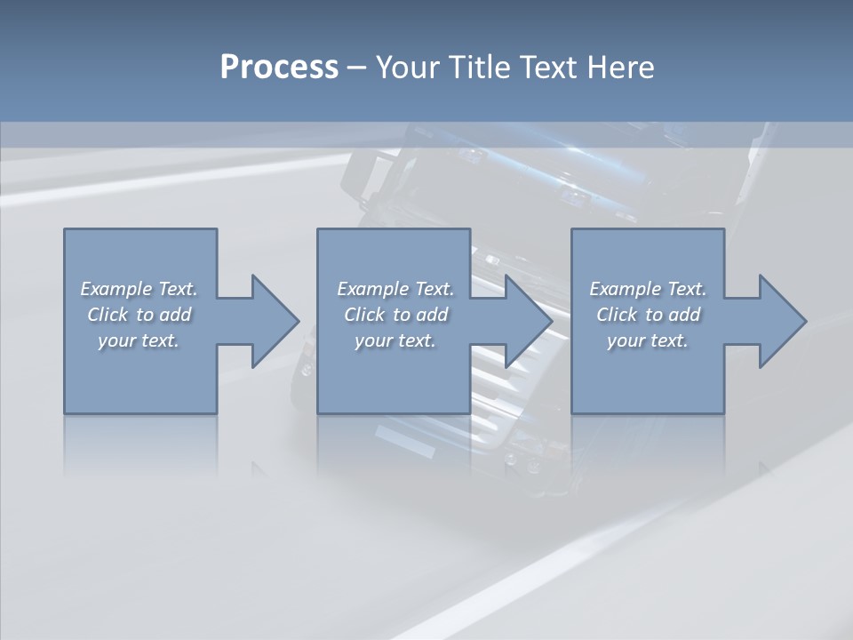 Semi Trucking Driving PowerPoint Template