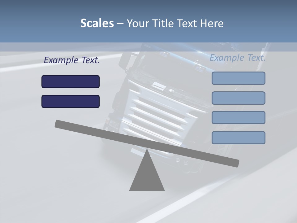 Semi Trucking Driving PowerPoint Template