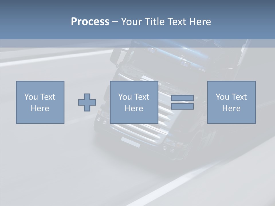 Semi Trucking Driving PowerPoint Template