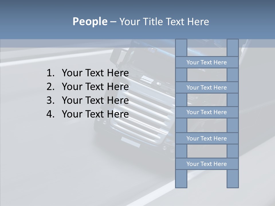 Semi Trucking Driving PowerPoint Template