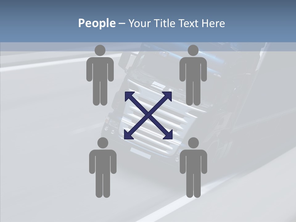 Semi Trucking Driving PowerPoint Template