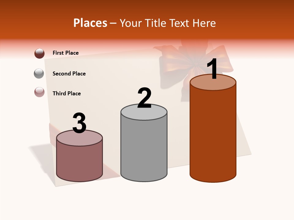 Orange Album Glaring PowerPoint Template