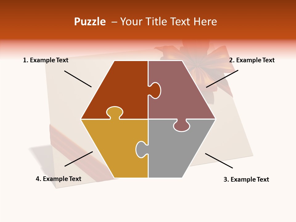 Orange Album Glaring PowerPoint Template