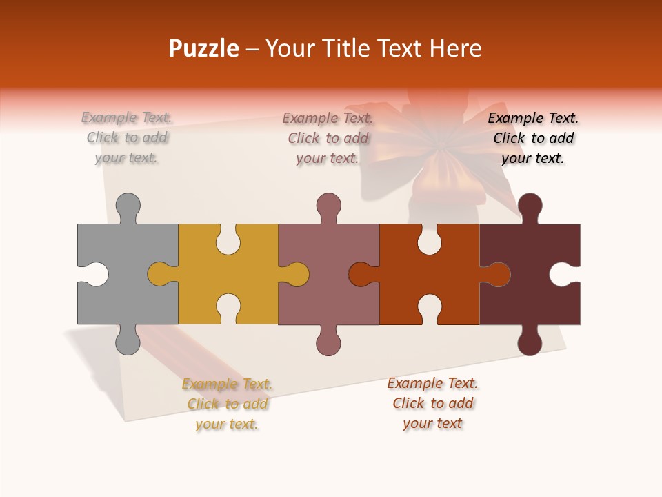 Orange Album Glaring PowerPoint Template