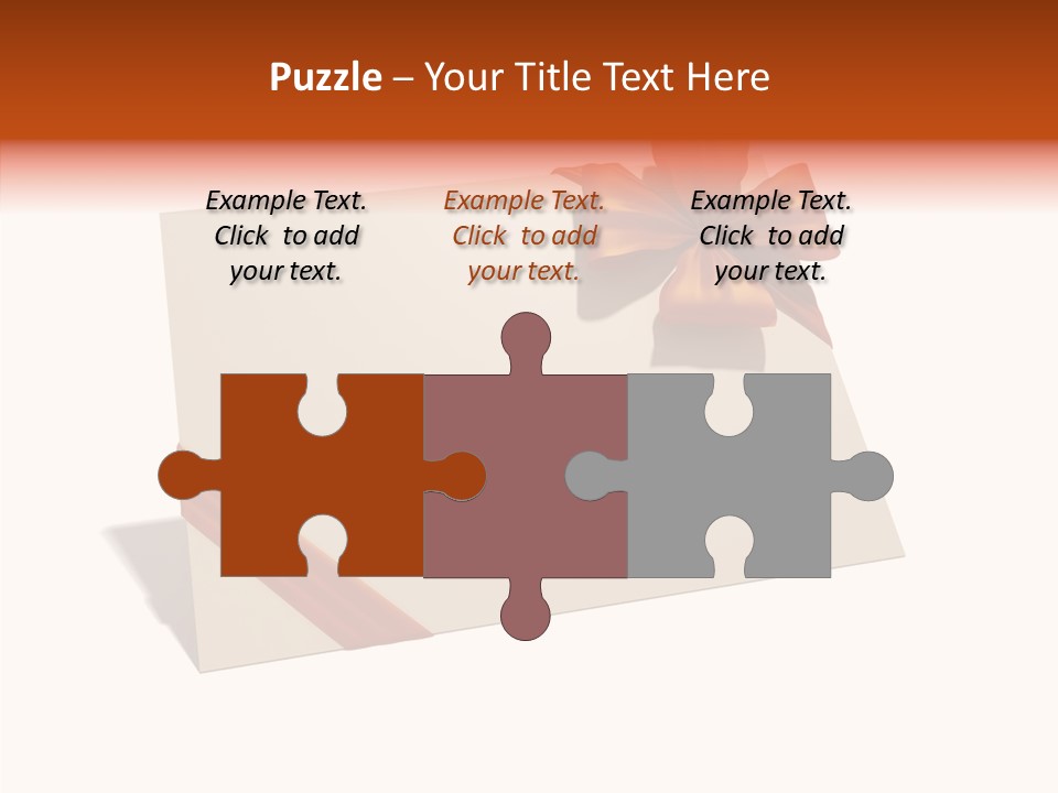 Orange Album Glaring PowerPoint Template