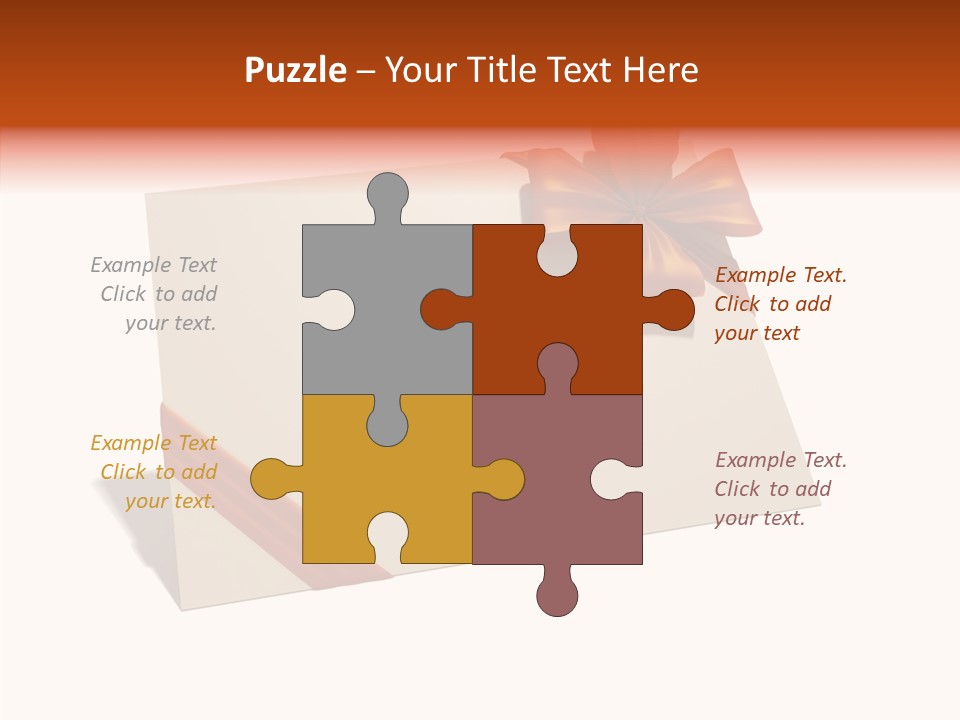 Orange Album Glaring PowerPoint Template