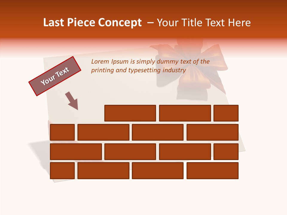 Orange Album Glaring PowerPoint Template