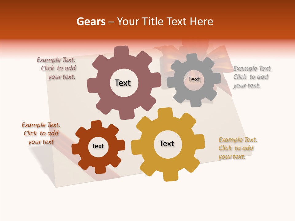 Orange Album Glaring PowerPoint Template