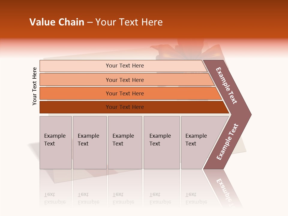 Orange Album Glaring PowerPoint Template