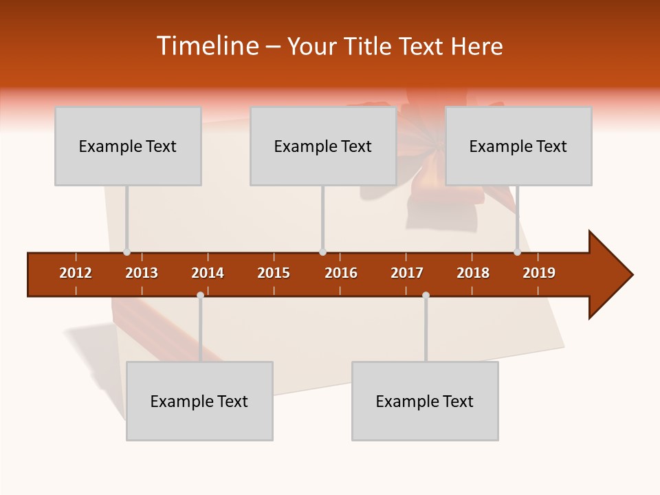 Orange Album Glaring PowerPoint Template