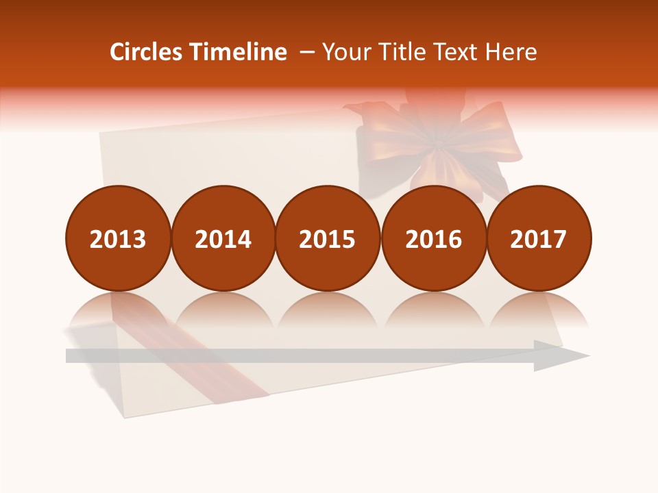 Orange Album Glaring PowerPoint Template