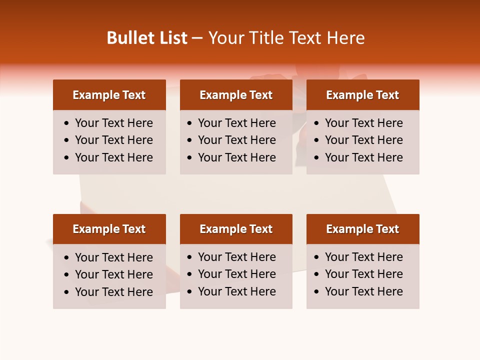 Orange Album Glaring PowerPoint Template