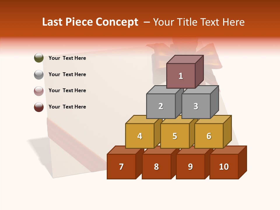 Orange Album Glaring PowerPoint Template
