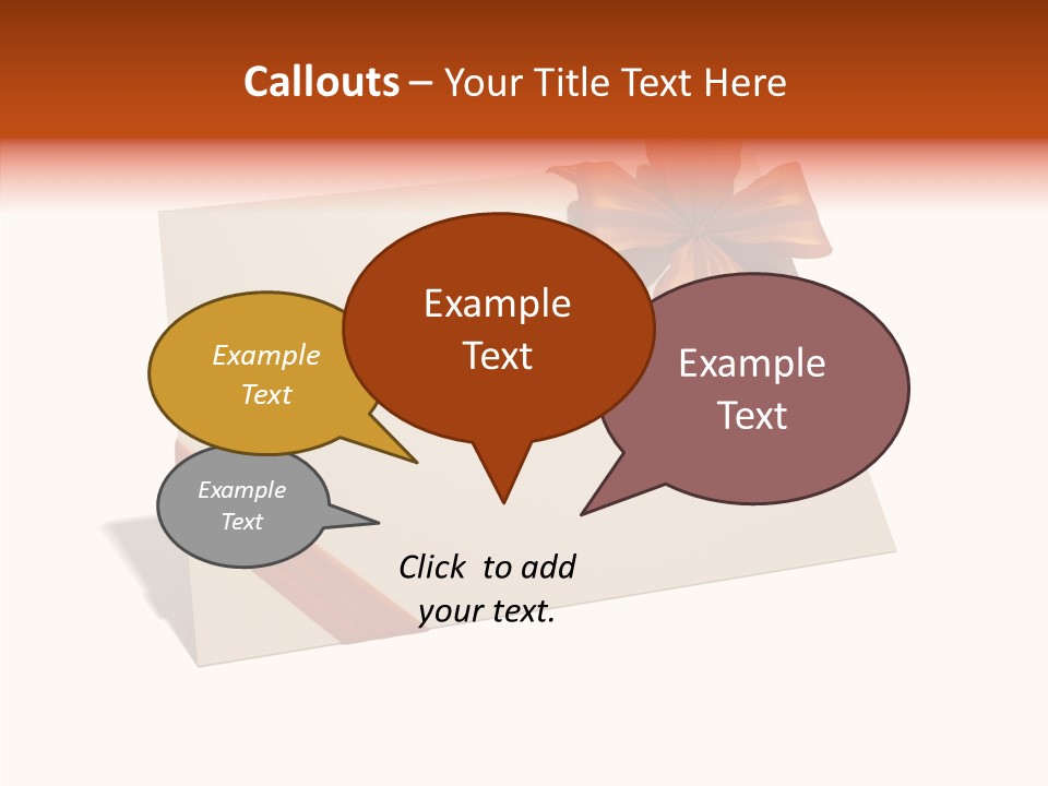 Orange Album Glaring PowerPoint Template