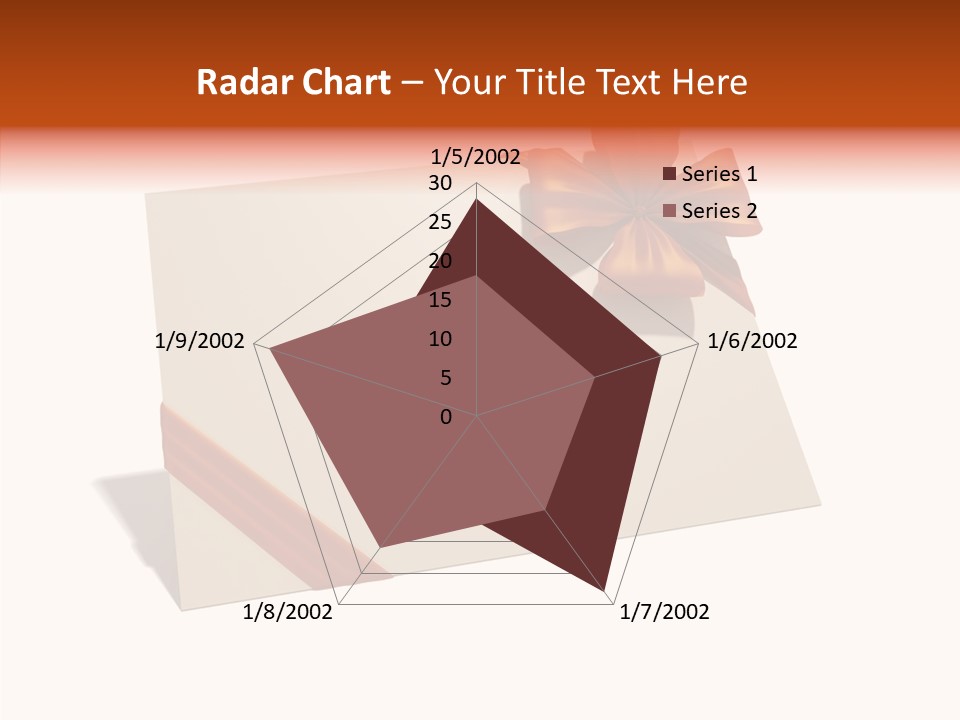 Orange Album Glaring PowerPoint Template