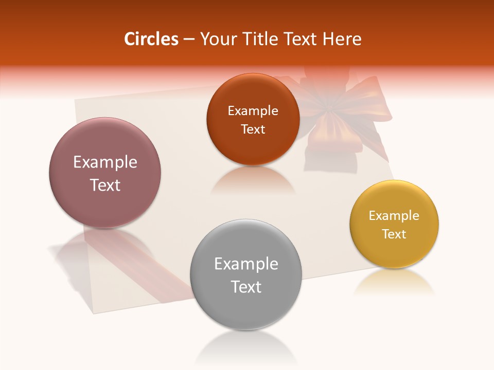 Orange Album Glaring PowerPoint Template