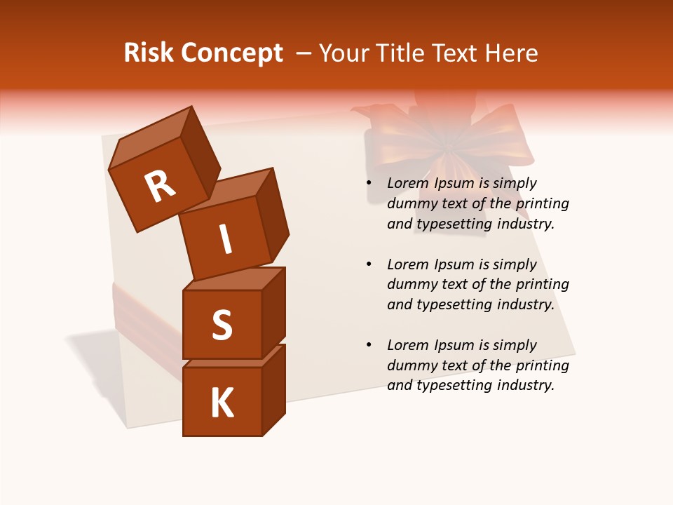 Orange Album Glaring PowerPoint Template