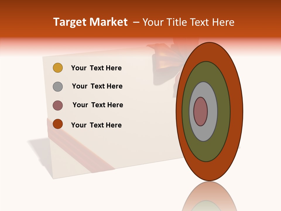 Orange Album Glaring PowerPoint Template