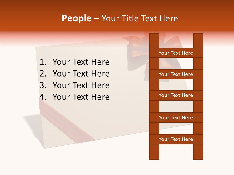 Orange Album Glaring PowerPoint Template