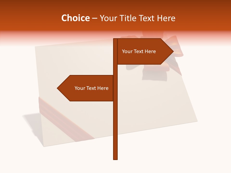Orange Album Glaring PowerPoint Template