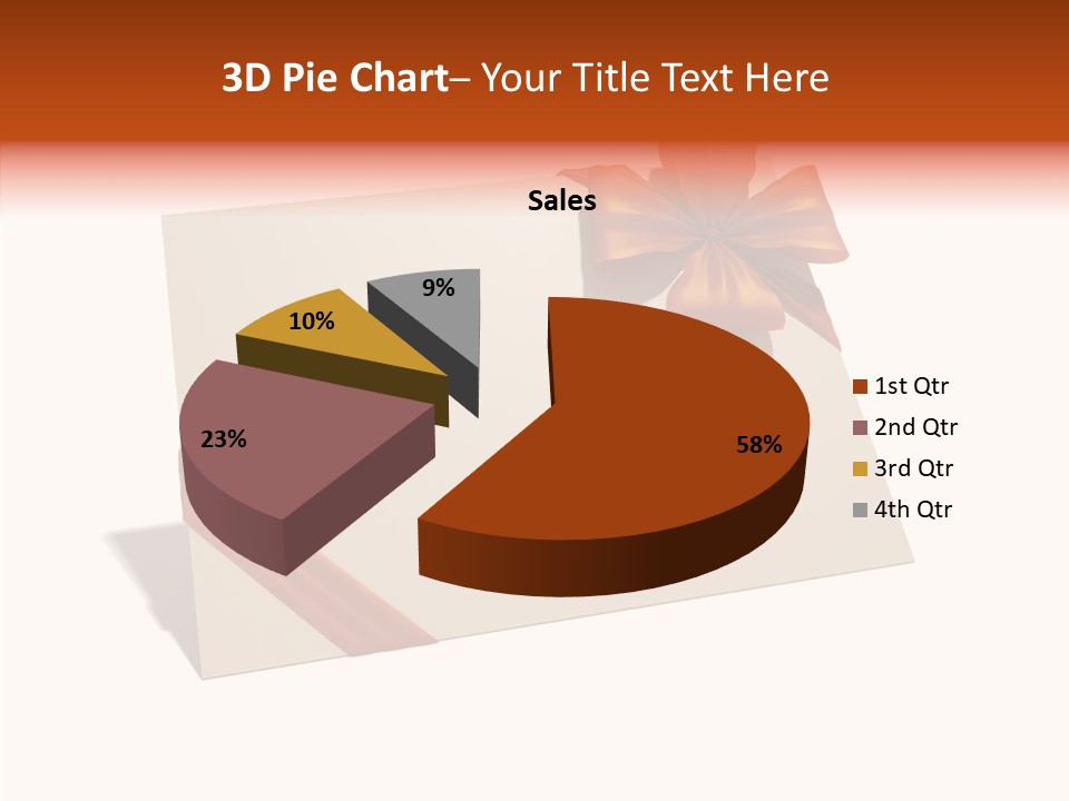 Orange Album Glaring PowerPoint Template