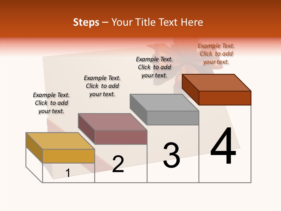 Orange Album Glaring PowerPoint Template