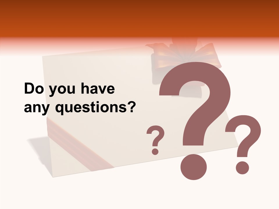 Orange Album Glaring PowerPoint Template