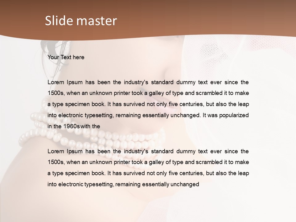 One Luxury Make Up PowerPoint Template