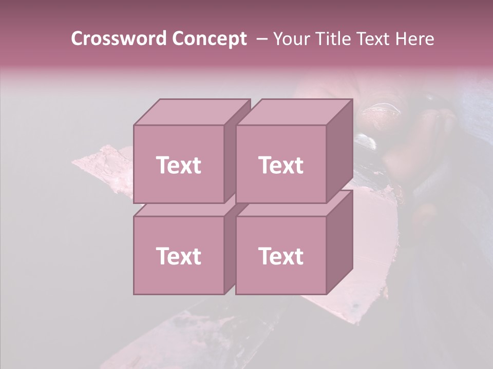 Denim Fix Worker PowerPoint Template