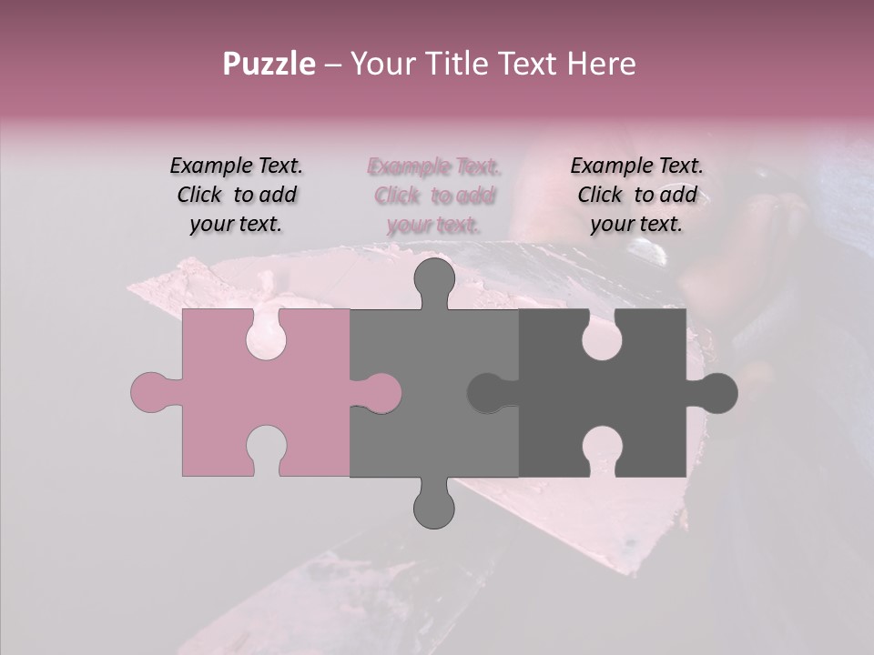 Denim Fix Worker PowerPoint Template