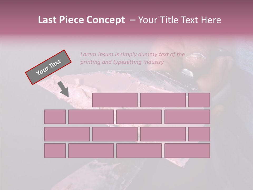 Denim Fix Worker PowerPoint Template