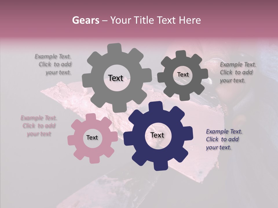 Denim Fix Worker PowerPoint Template