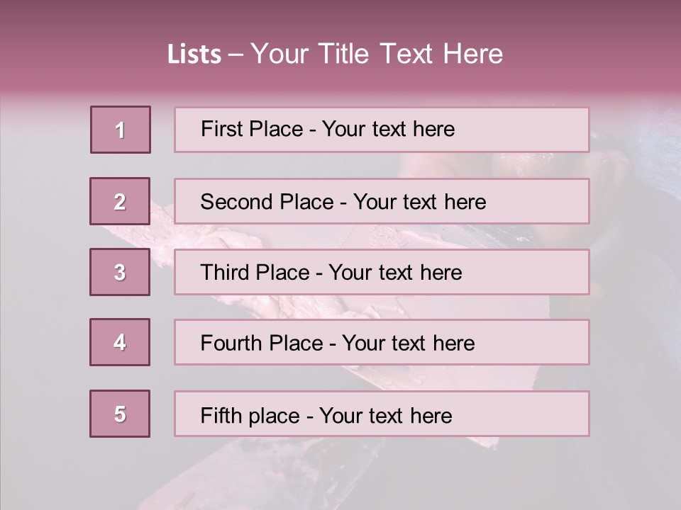 Denim Fix Worker PowerPoint Template
