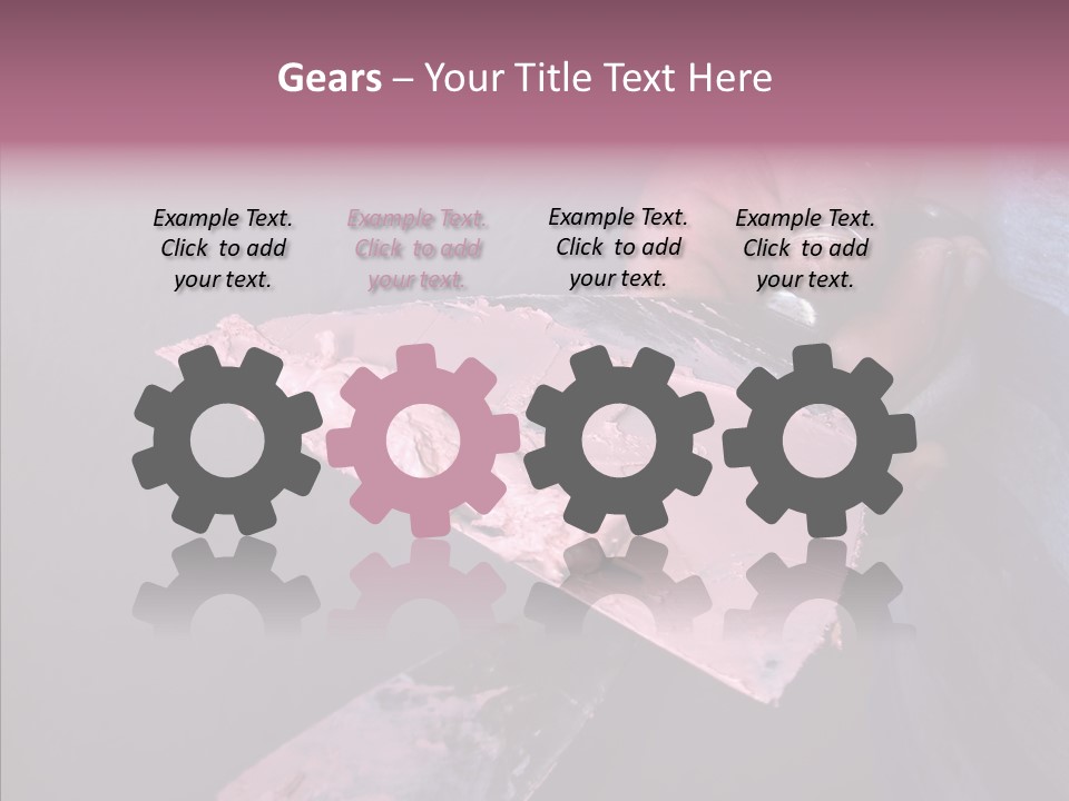 Denim Fix Worker PowerPoint Template