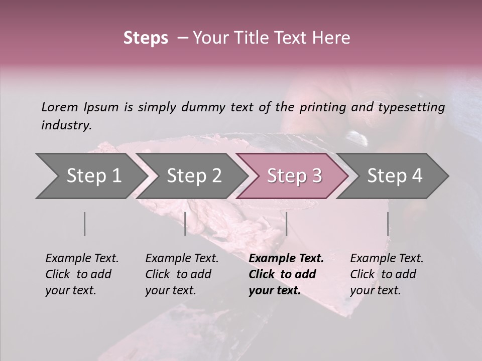 Denim Fix Worker PowerPoint Template